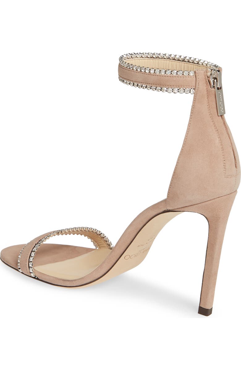 Jimmy Choo Dochas Embellished Ankle Strap Sandal, Alternate, color,