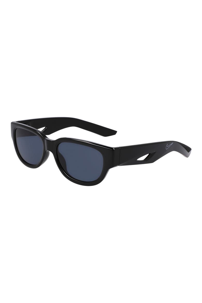 Variant II 54mm Oval Sunglasses, Alternate, color, BLACK / GREY