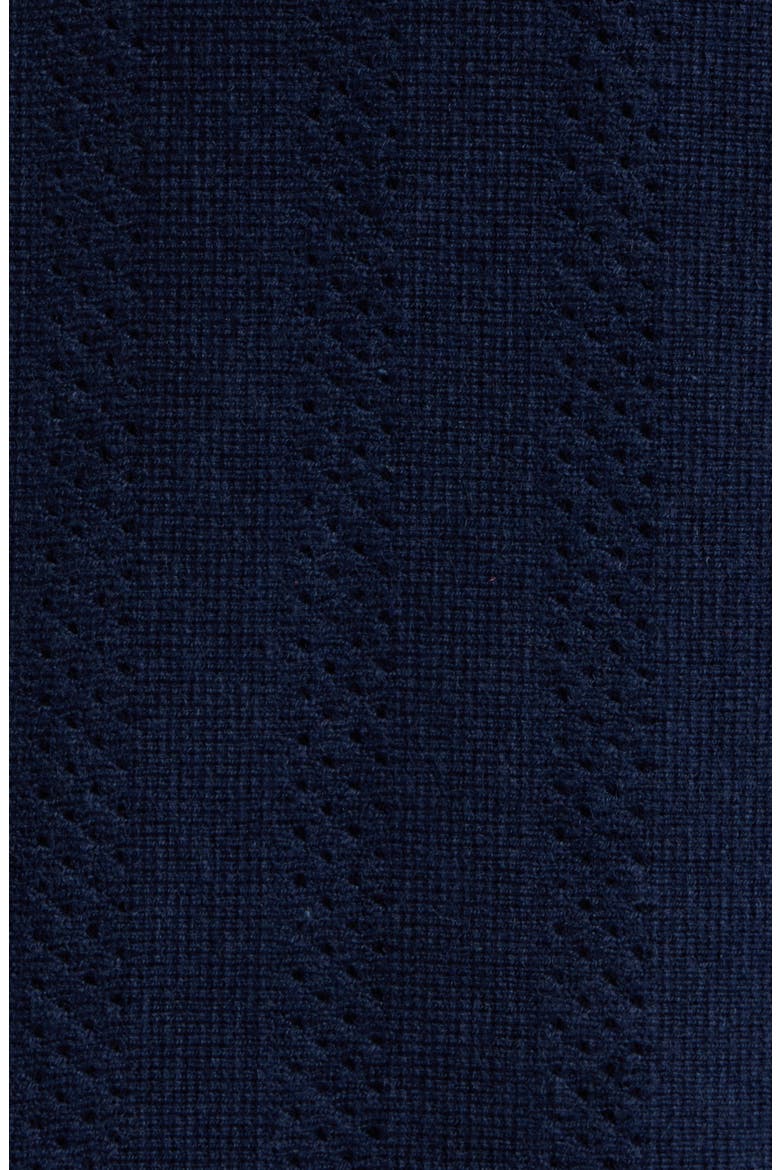 Crosscut Knit Polo, Alternate, color, BLUEBERRY