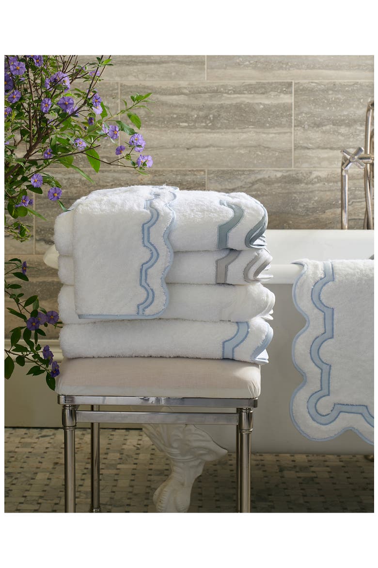 Mirasol Cotton Bath Towel, Alternate, color, BLUE