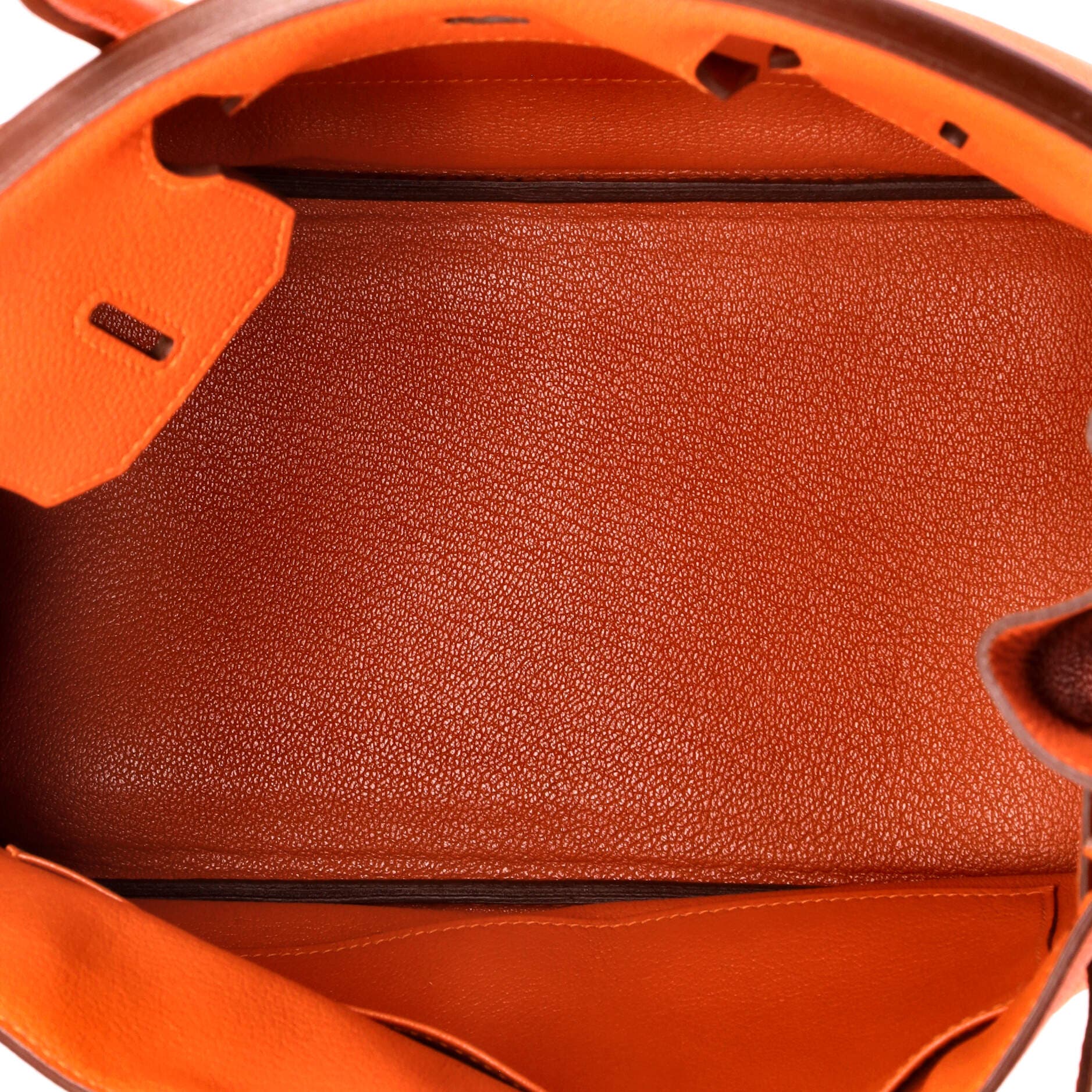 Birkin Handbag Orange Togo with Palladium Hardware 30, Alternate, color, Orange