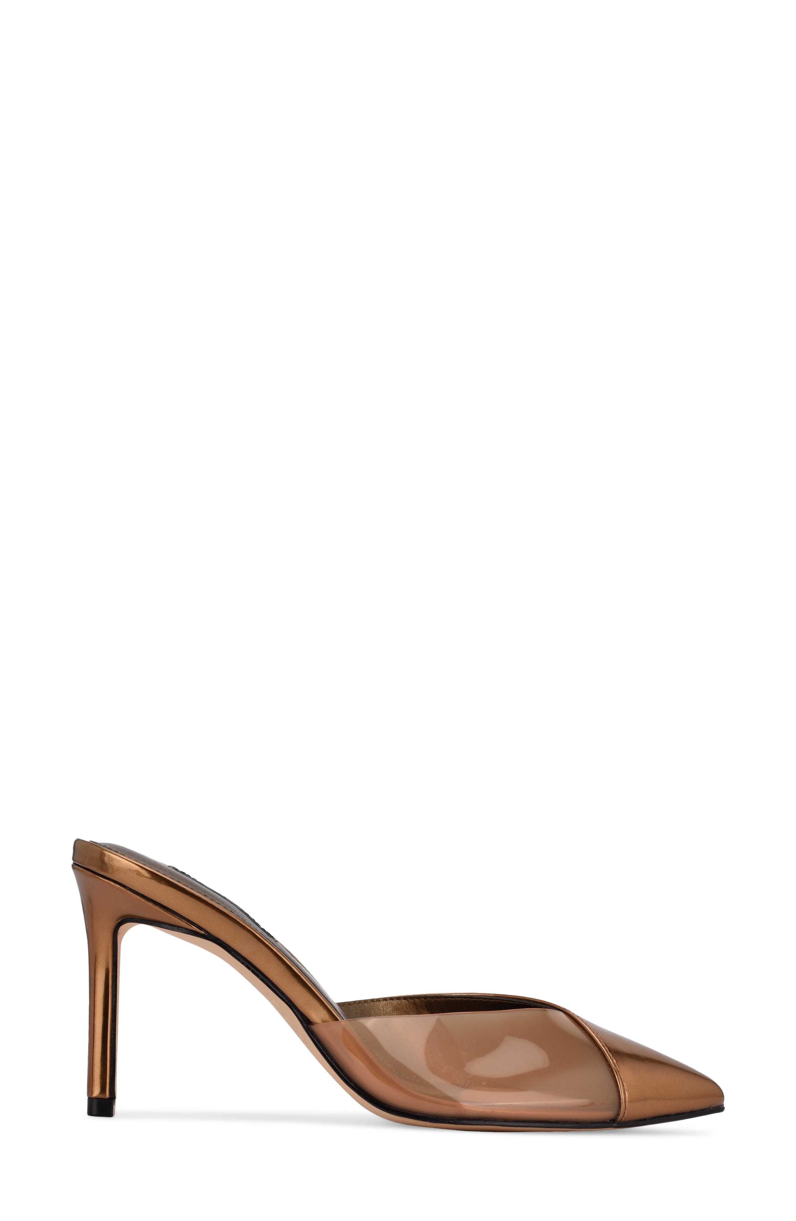 Ellia Pointed Toe Mule, Alternate, color, BRONZE MULTI