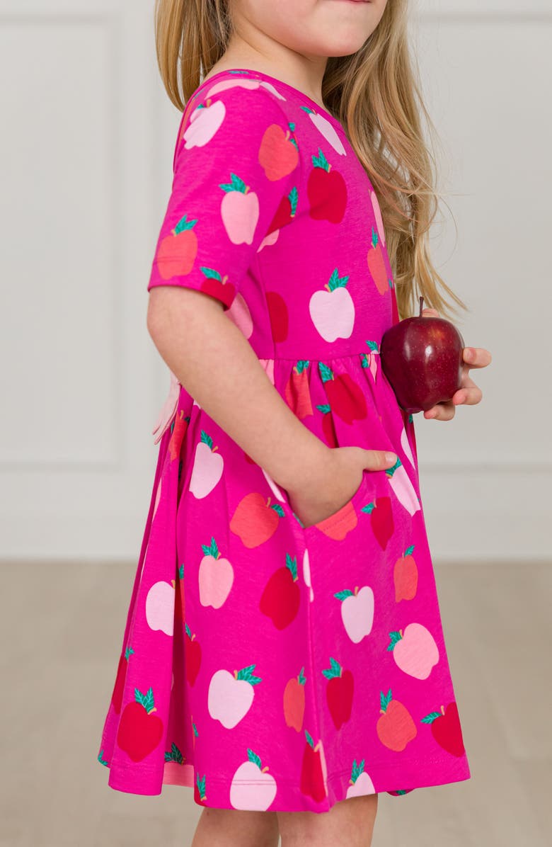 RuffleButts Apple of My Eye Skater Dress, Alternate, color,