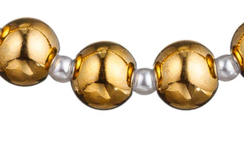 Eye Candy Los Angeles Set Of 2 Beaded Necklaces In Gold