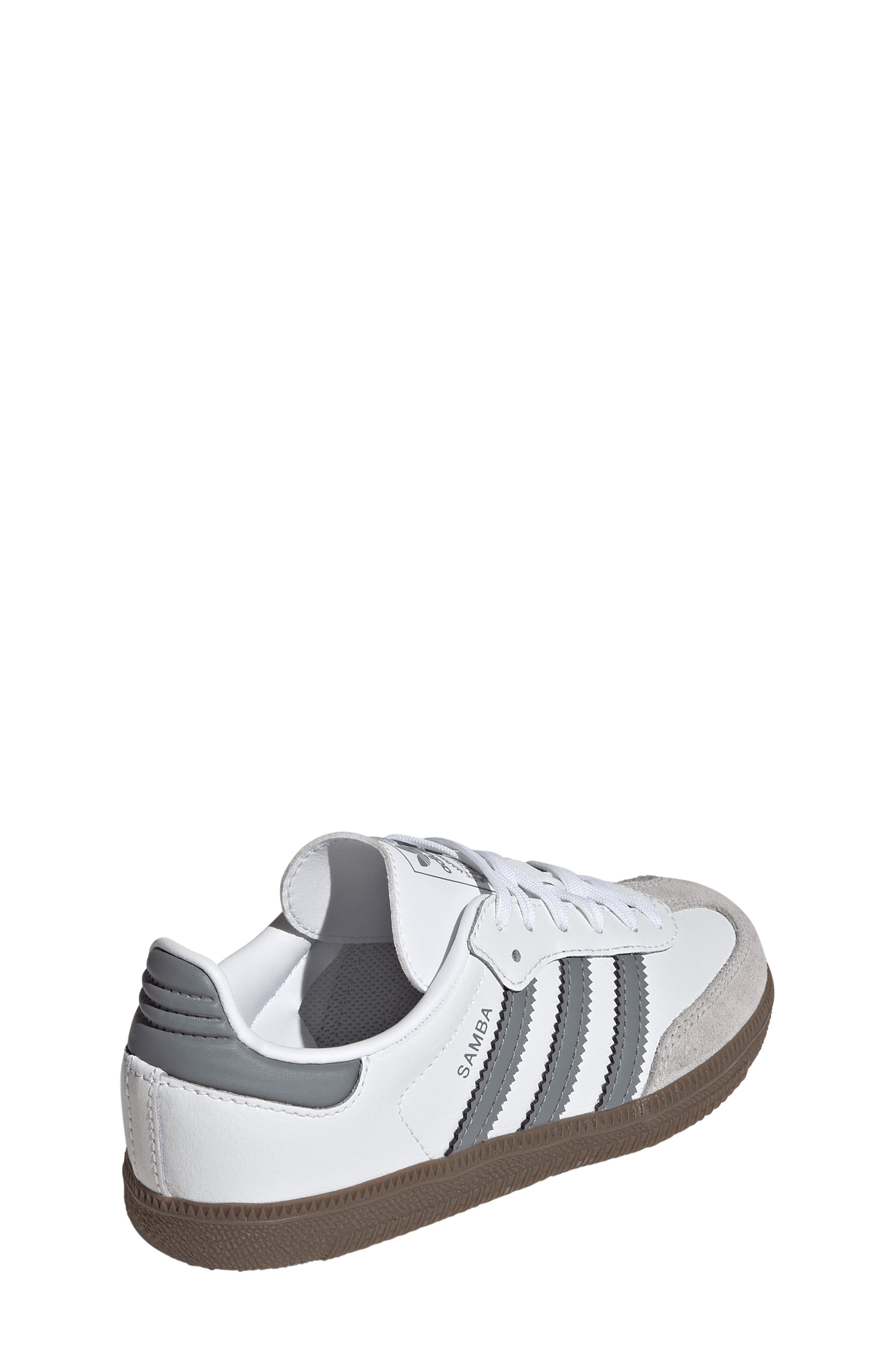 adidas Kids
 Samba OG Sneaker, Alternate, color, White/ Grey/ Gum