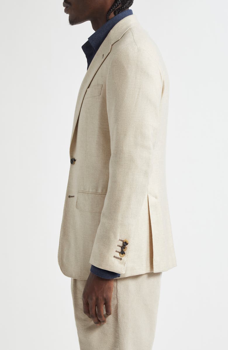 Thom Sweeney Structured Cashmere Sport Coat, Alternate, color, Oat