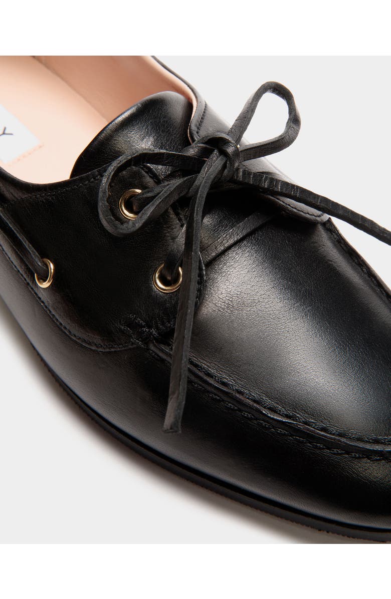 Bally Plume Moccasin in Dark Leather, Alternate, color, Black