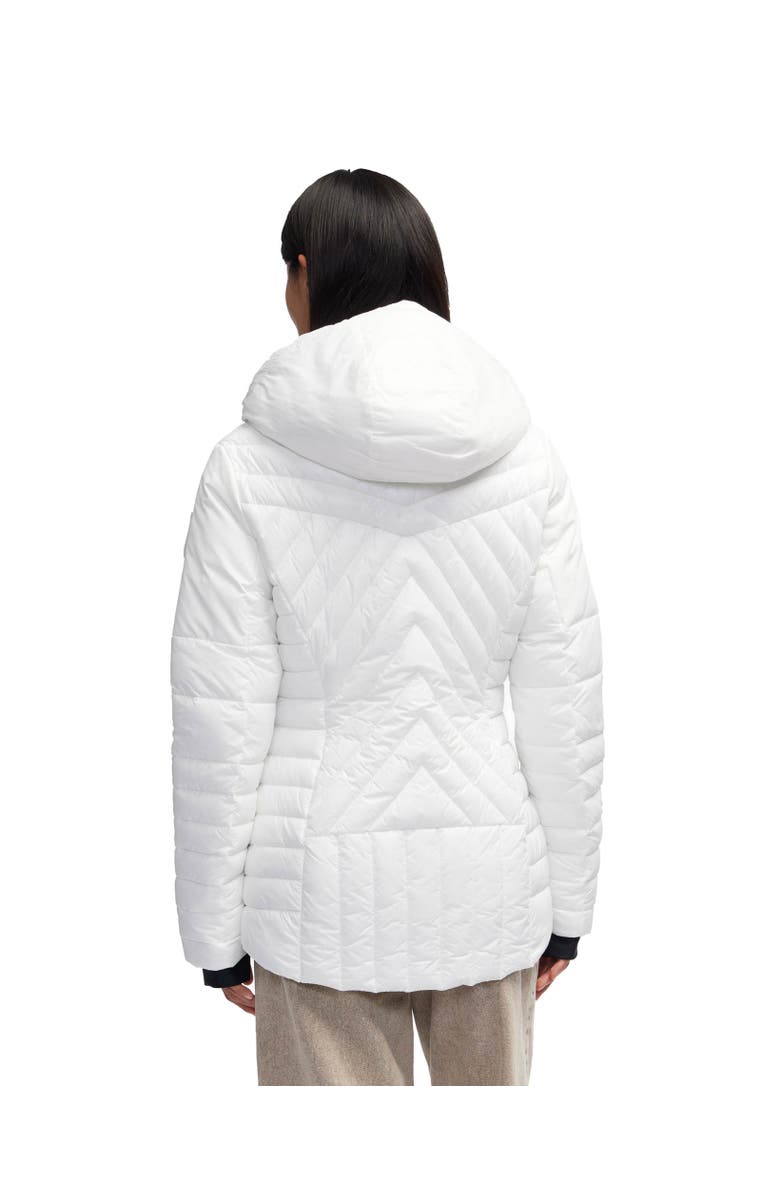 Pajar Women's Esmay Lightweight Mixed Media Quilted Packable Puffer, Alternate, color, White Opal