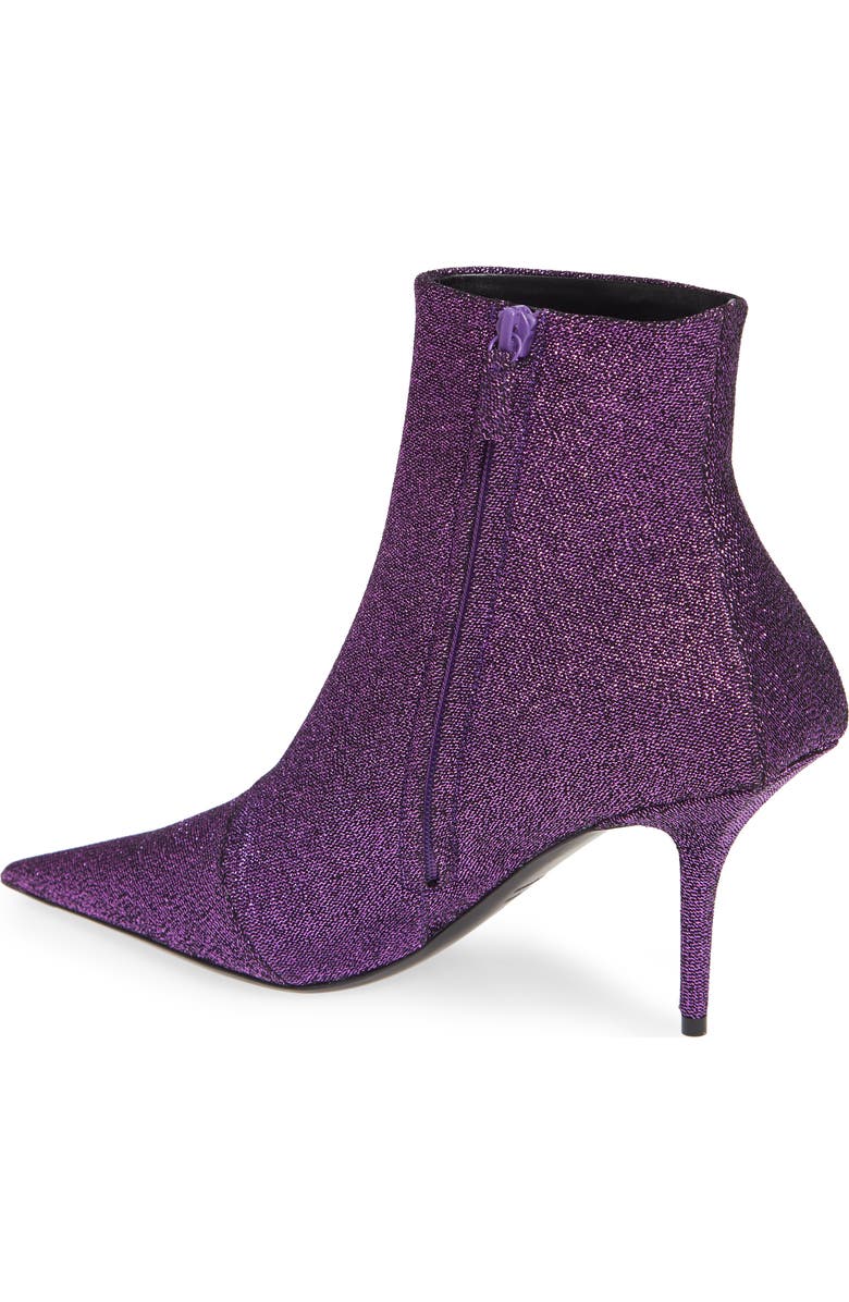 Balenciaga Knife Metallic Pointed Toe Bootie, Alternate, color,