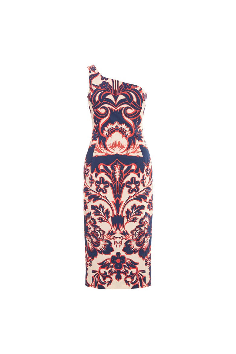 Bold Shoulder Dress Va-Va Placée White, Main, color, Va-Va Placée White