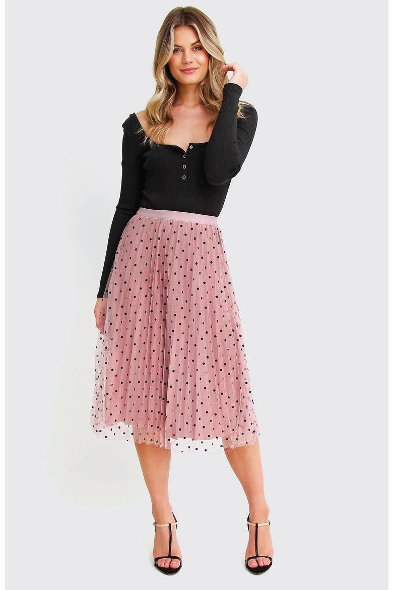 Mixed Feeling Reversible Skirt, Alternate, color, Pink