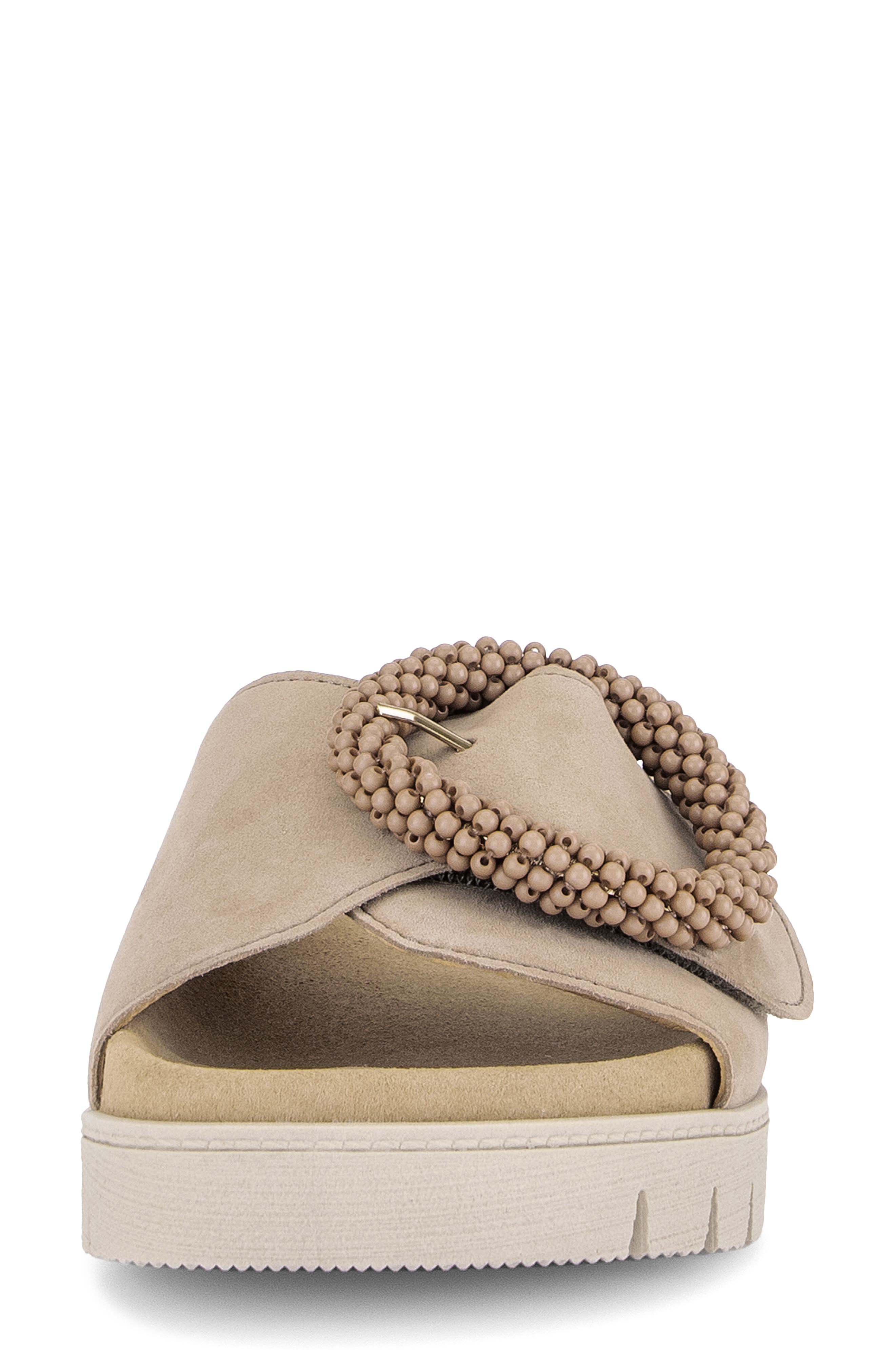 Gabor Slide Sandal, Alternate, color, Camel