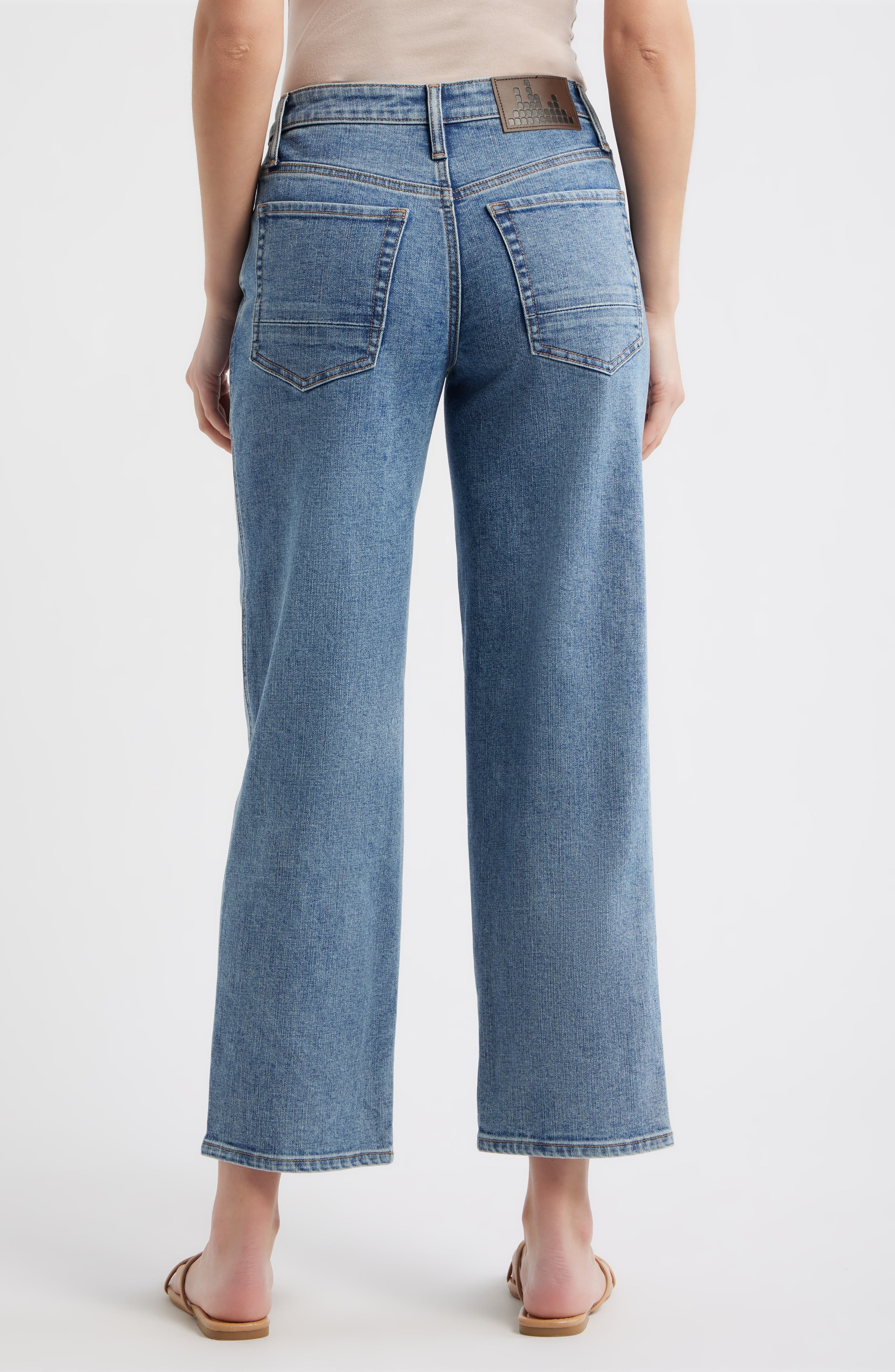 Slant Pocket Ankle Straight Leg Jeans - image 2