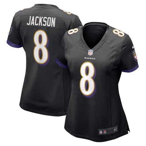 Nike Lamar Jackson  Black Baltimore Ravens Alternate Game Jersey