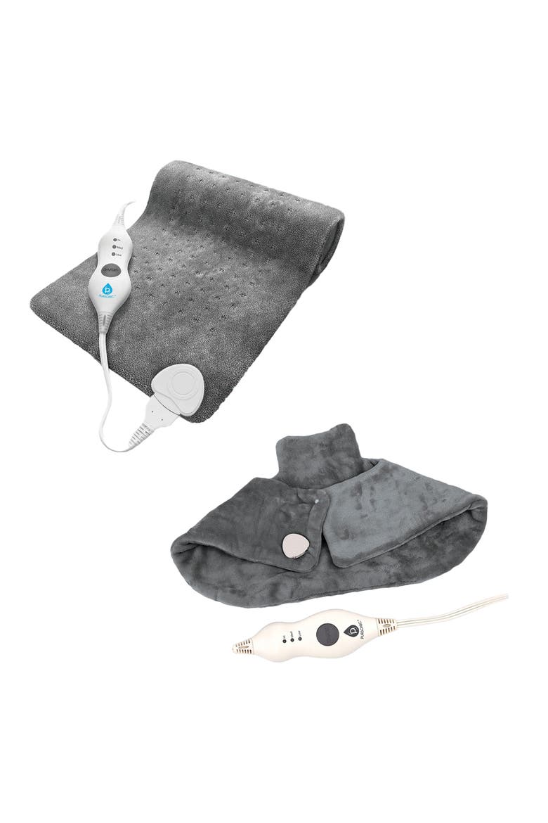 Total Comfort Set Neck & Shoulder Warmer & Heating Pad, Main, color, Multicolor