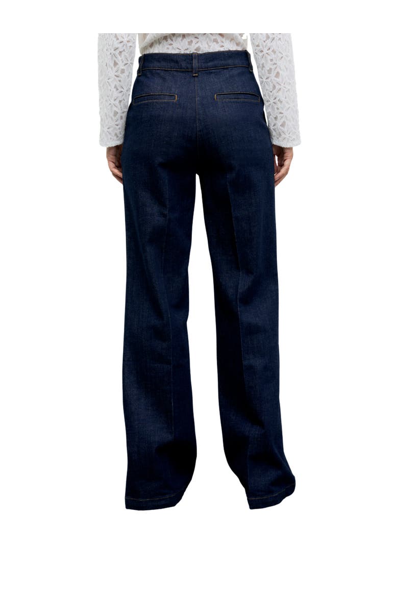 Ivy Mid Rise Wide Leg Trousers, Alternate, color, Jeans