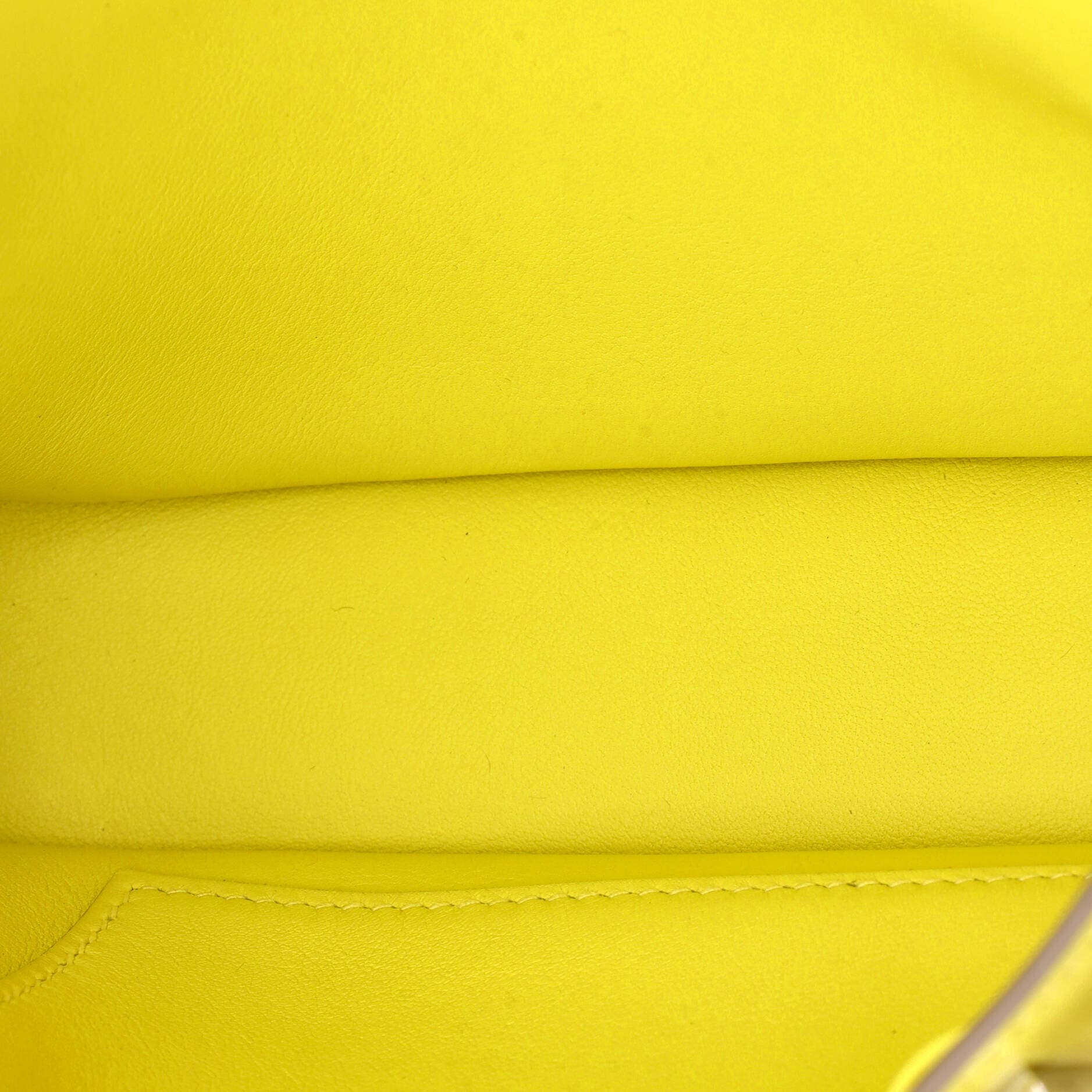 Pre-Owned Hermes Jypsiere Bag Swift Mini, Alternate, color, Lime