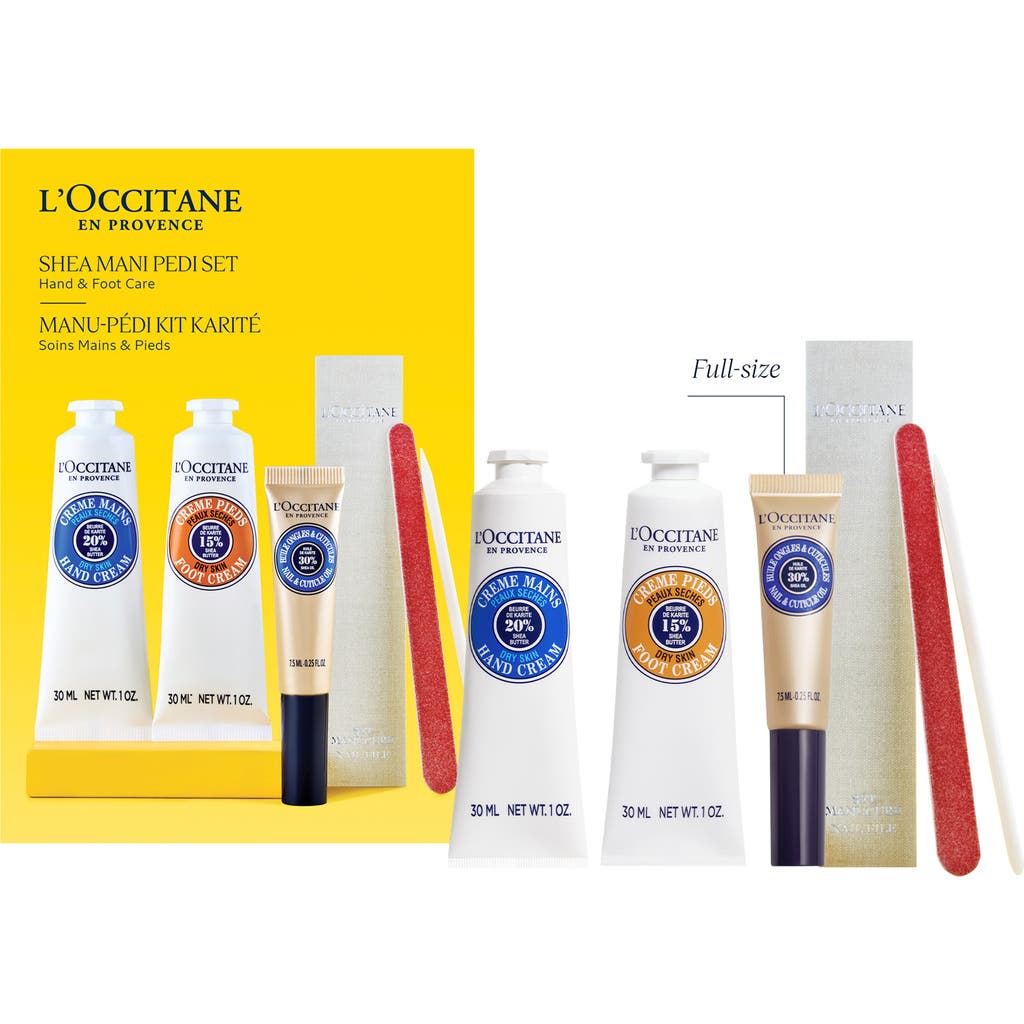 L'occitane Shea Mani Pedi Set (limited Edition) $51 Value In No Color