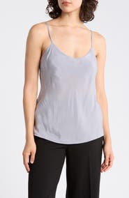 AG Scarlet Matte Satin Camisole