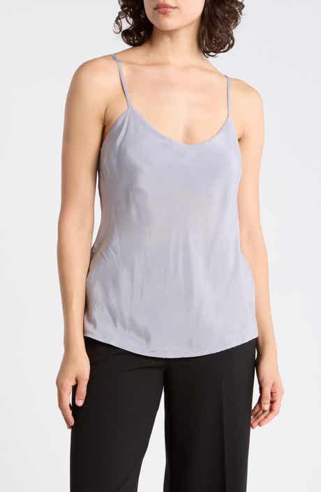 AG Scarlet Matte Satin Camisole