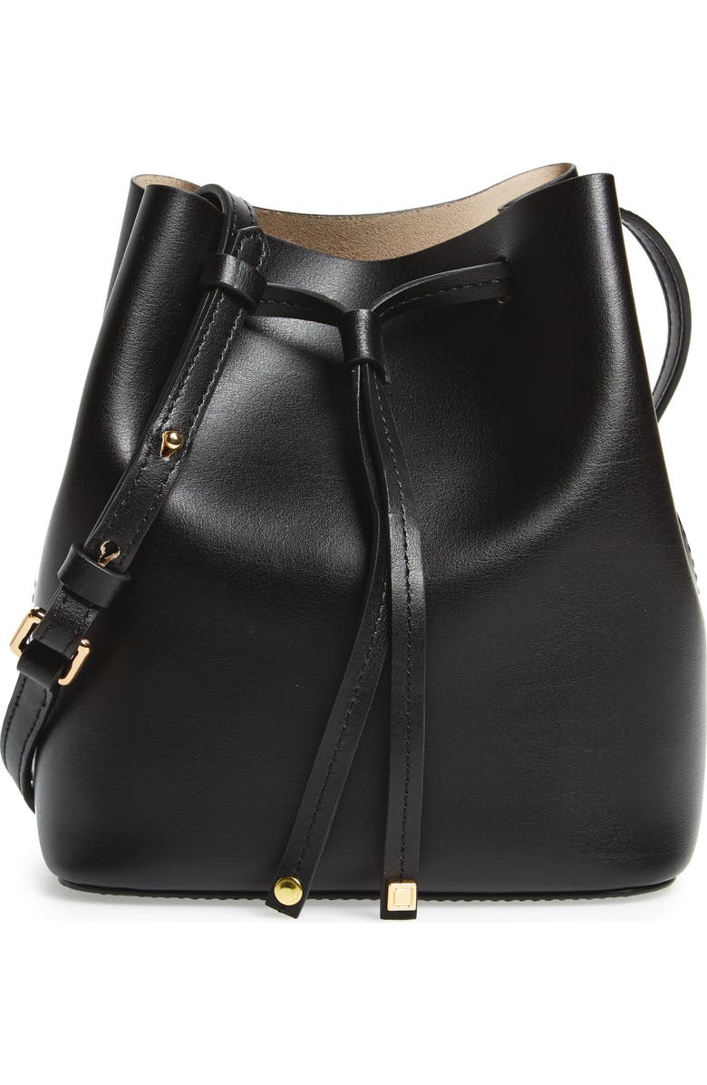 LODIS Los Angeles LODIS Small Silicon Valley Blake RFID Leather Bucket Bag, Main, color,
