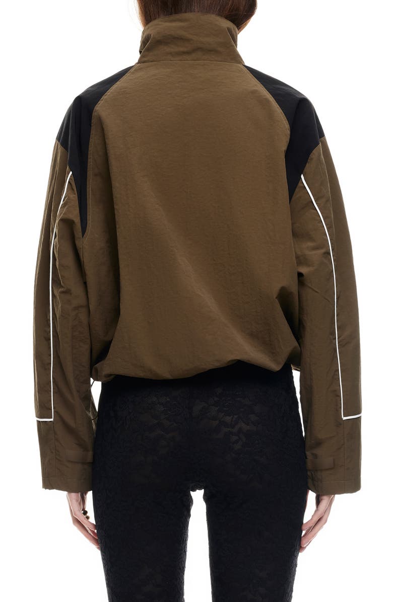 LIONESS Shoreline Colorblock Windbreaker Jacket, Alternate, color, Safari