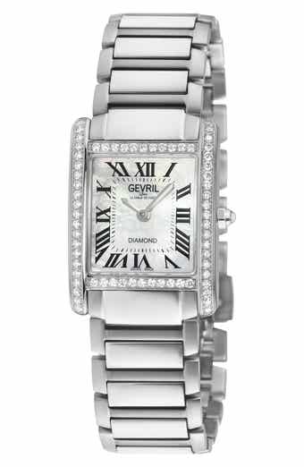 Regina Diamond Mother-of-Pearl Quartz Watch, 24mm x 32mm