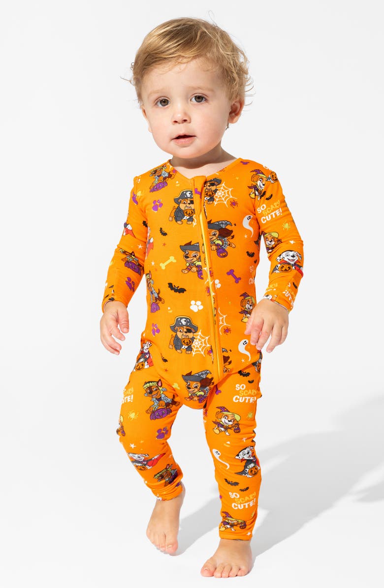 Bellabu Bear Paw Patrol Halloween Convertible Footie Pajamas, Alternate, color, 