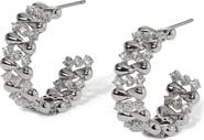 Nadri Pisa Pavé Hoop Earrings