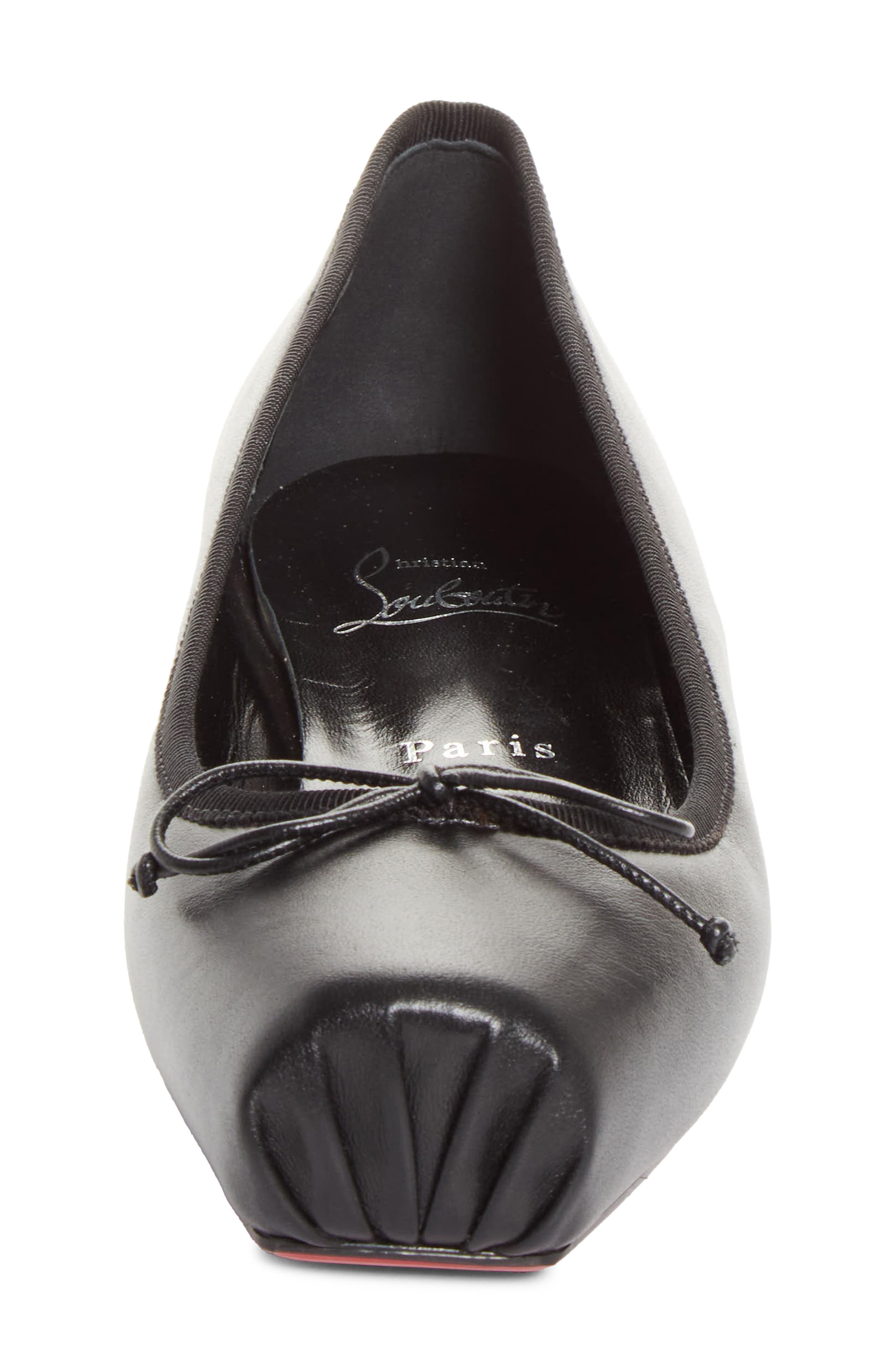 Cassia Nodo Ballet Flat, Alternate, color, B439 BLACK/ LIN BLACK