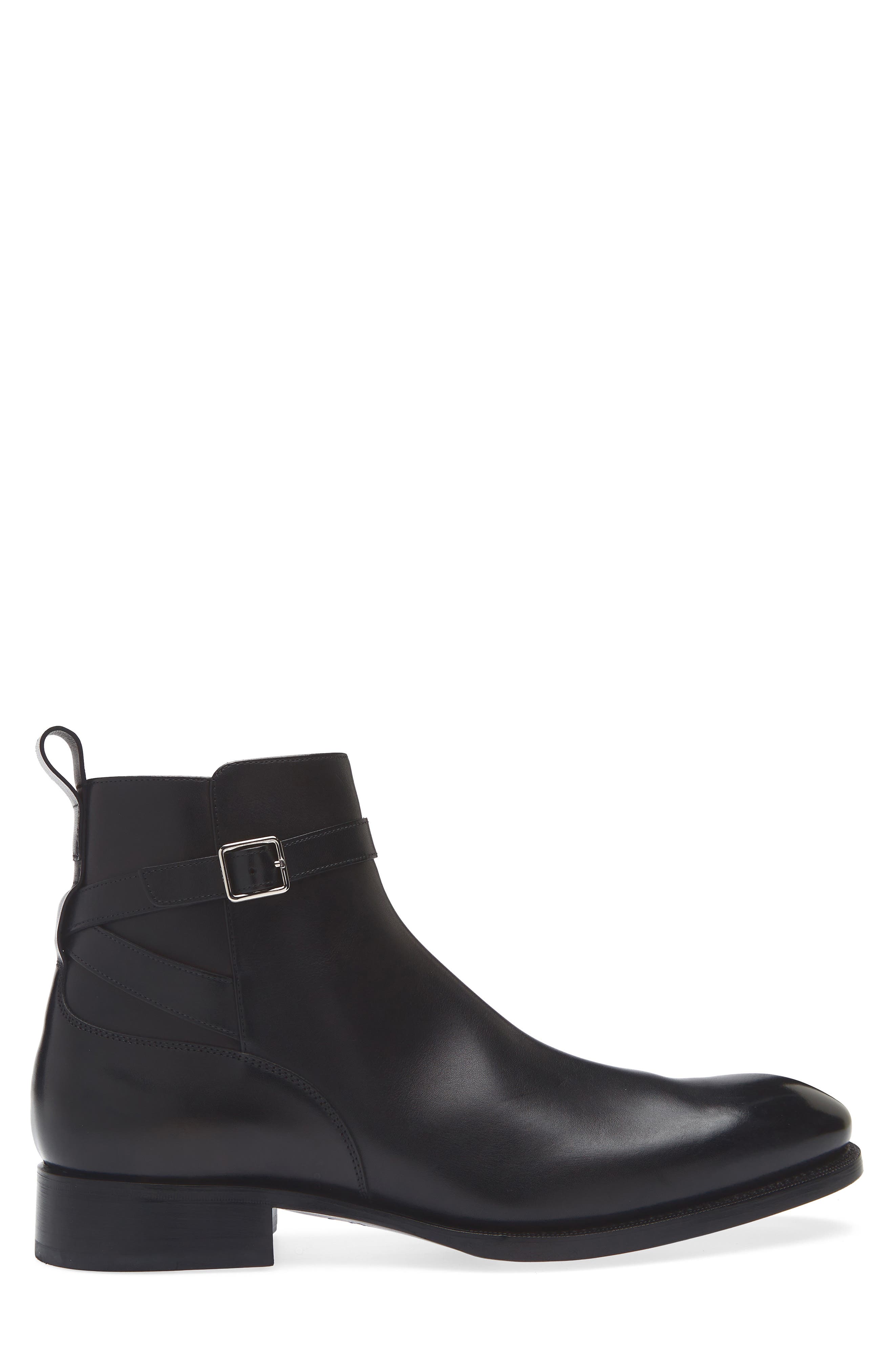BOSS Rill Side Zip Boot, Alternate, color, Black