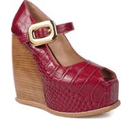 ZIGI Philipah Peep Toe Platform Wedge Sandal