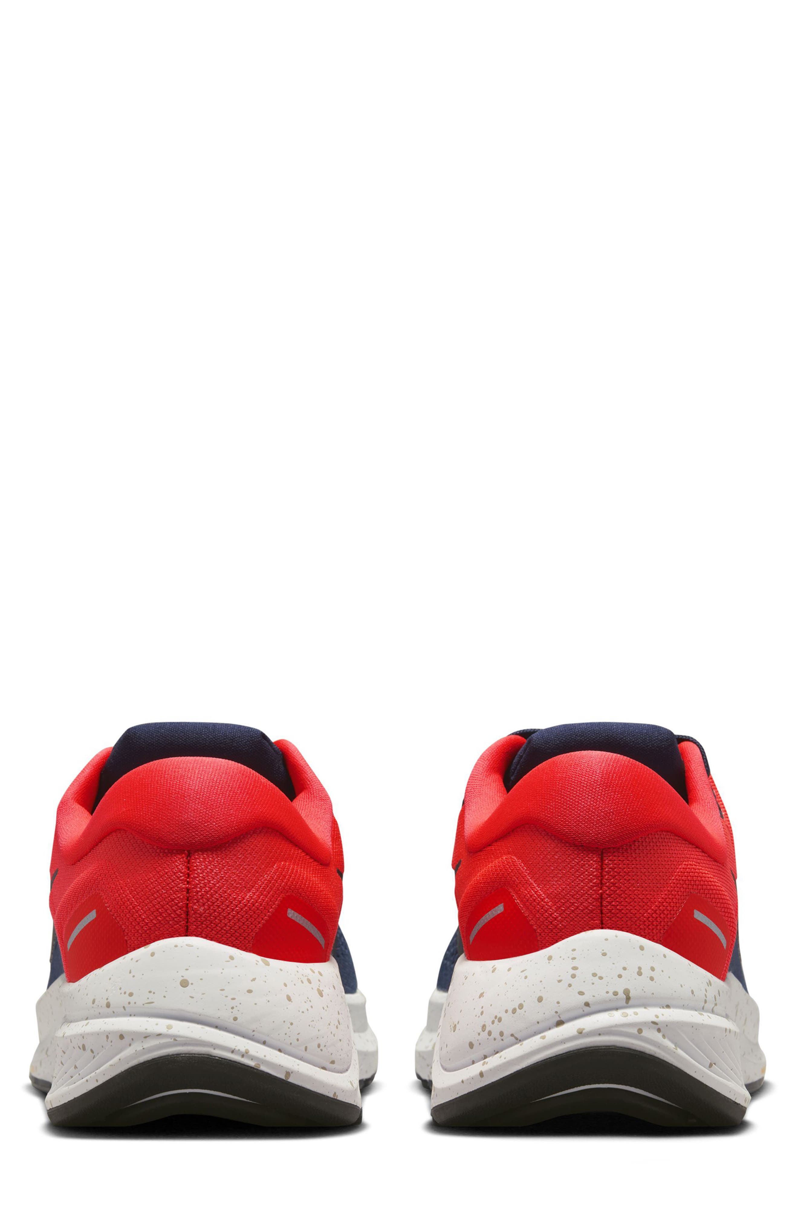 Air Zoom Structure 24 Running Shoe, Alternate, color, OBSIDIAN/ CRIMSON/ WHITE