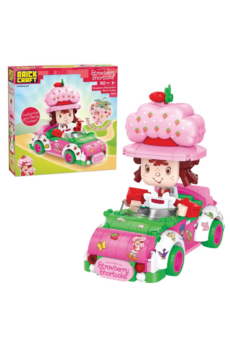 Strawberry Shortcake Berry Cruiser Building Set, Main, color, Pink