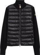 Moncler Wool Knit & Down Cardigan