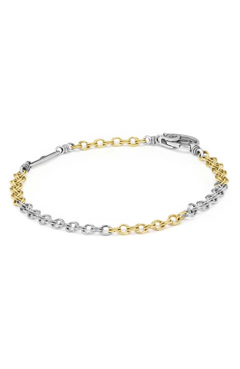 Men's Two-Tone High Jinks Link Chain Bracelet