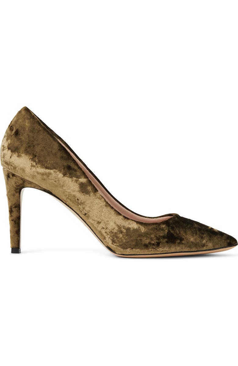 Bruno Magli Telma Pump, Alternate, color, Olive Crushed Velvet