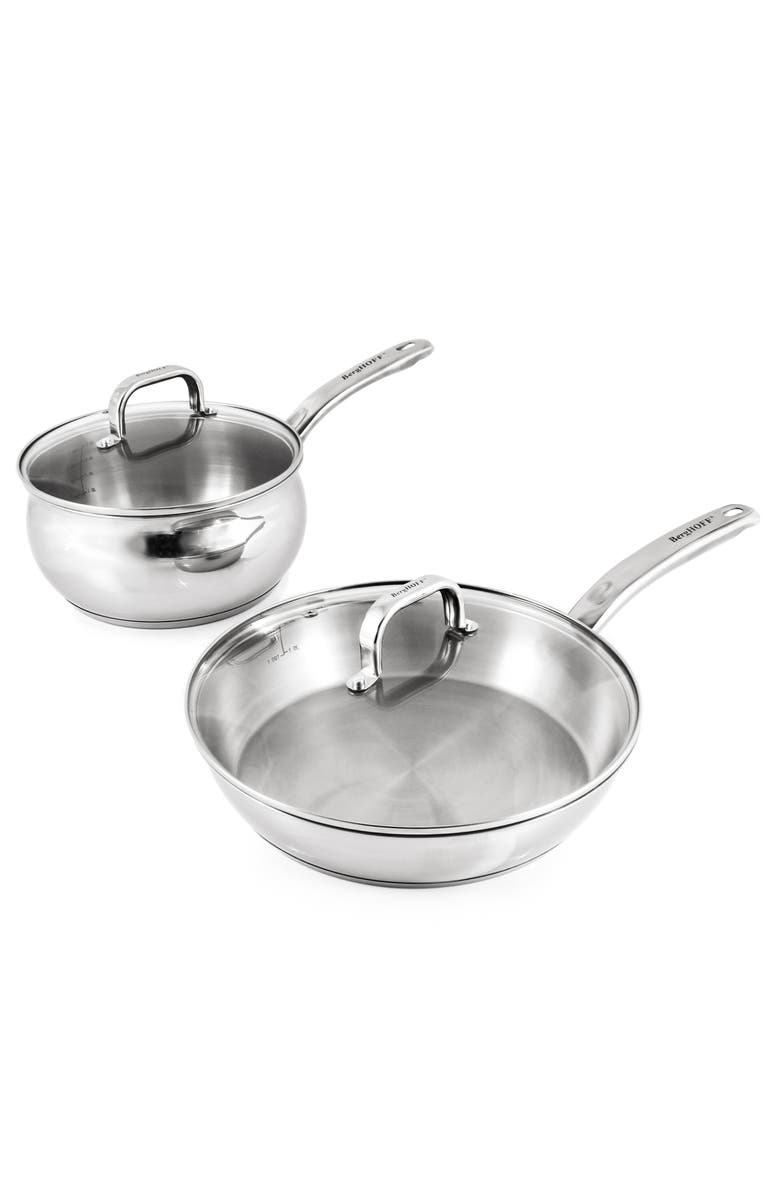 BergHOFF 7 Piece Stainless Steel Belly Cookware Set, Alternate, color,