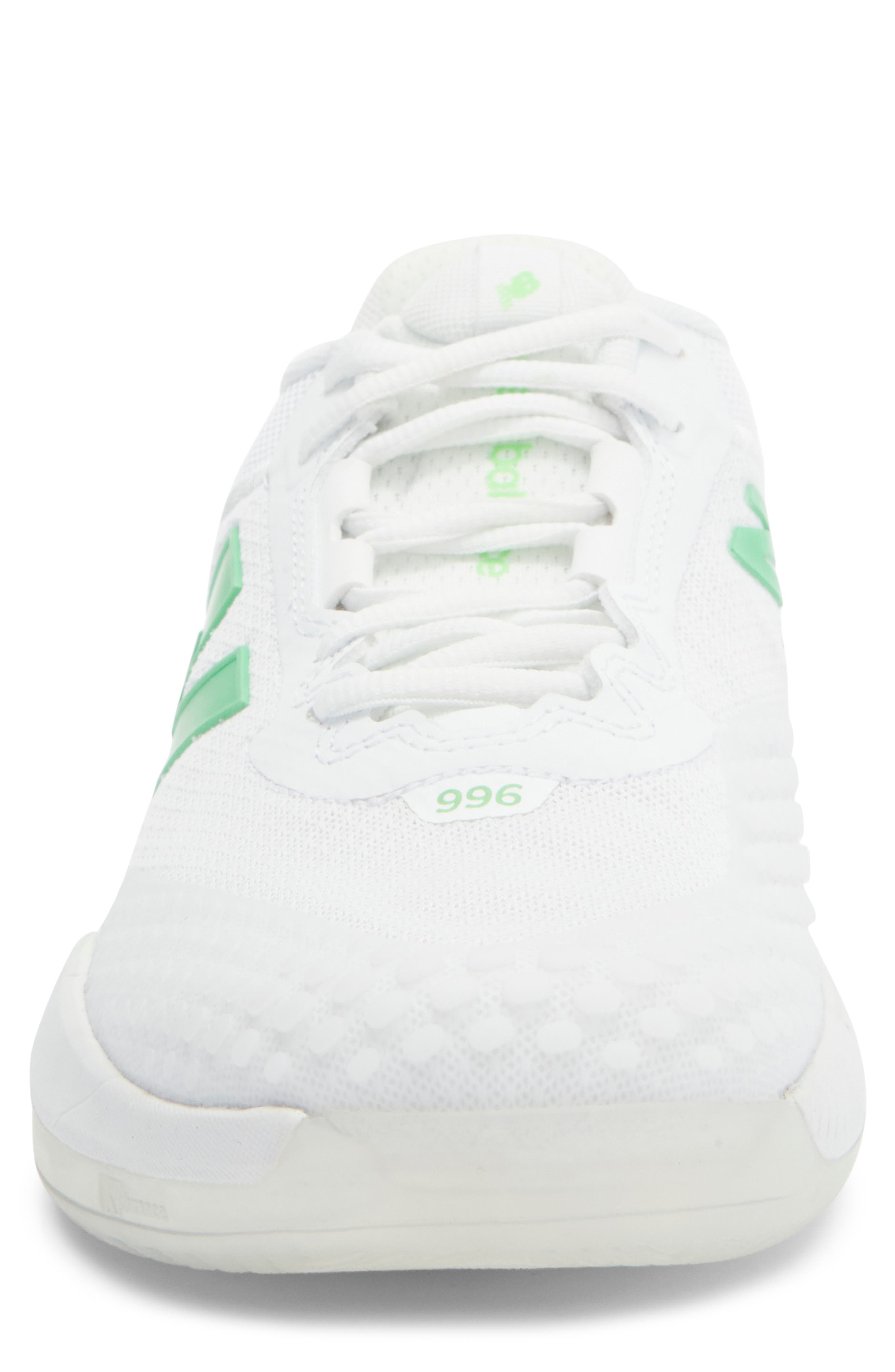 New Balance 996 Sneaker, Alternate, color, White/ Green Apple