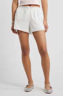 BP. Eyelet Trim Cotton Shorts
