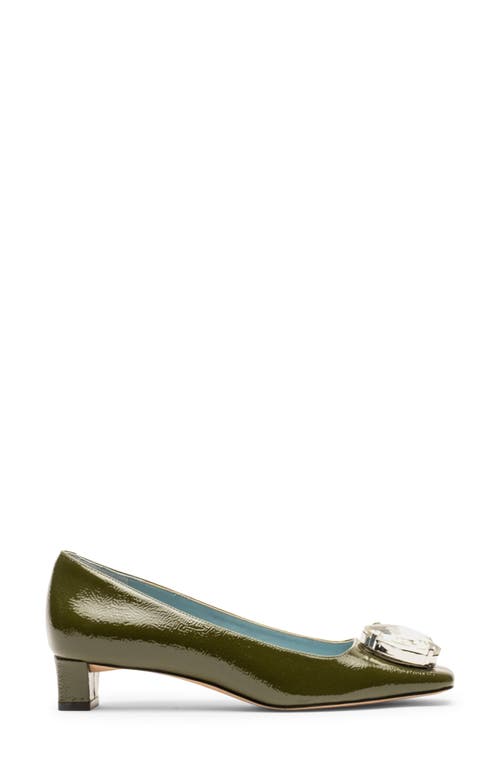 Frances Valentine Mary Square Toe Pump In Green