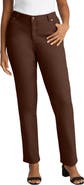 Jessica London True Fit Stretch Denim Straight Leg Jean