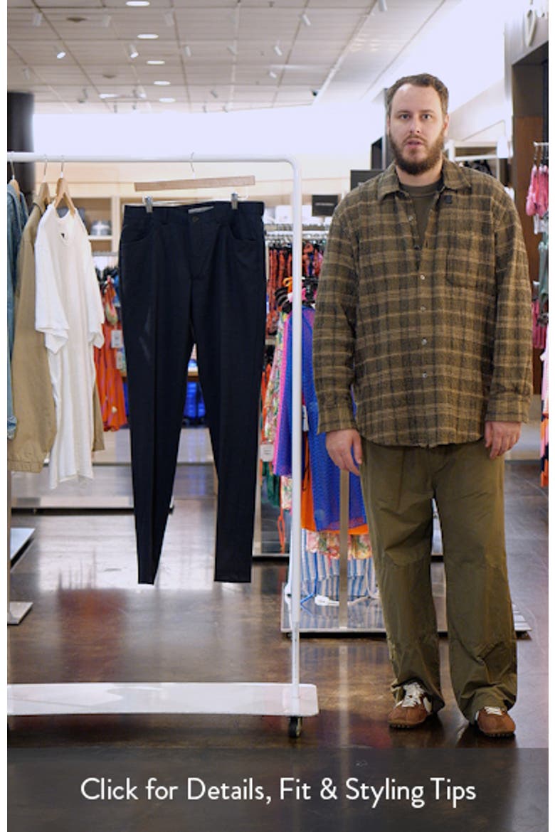 Sage Melange Stretch Wool Pants video