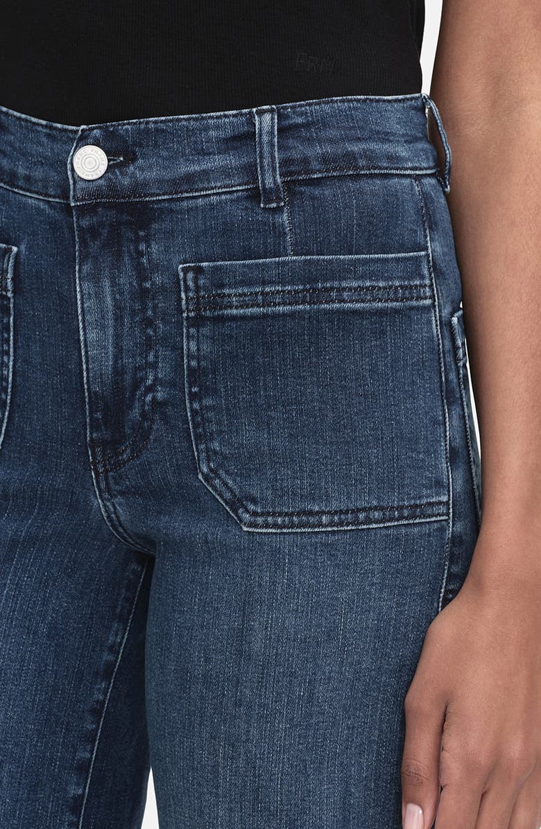 FRAME Le Slim Palazzo Pocket Wide Leg Jeans, Alternate, color,