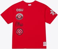 Mitchell & Ness Men's Mitchell & Ness Scarlet Ohio State Buckeyes Double Clutch Premium T-Shirt