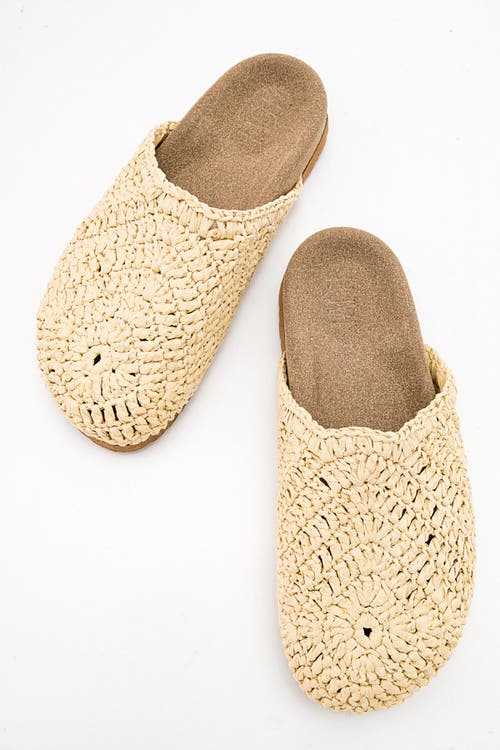 Prologue Shoes Loop Woven Slide Sandal