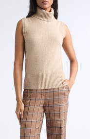 Veronica Beard Mazzy Cashmere Sleeveless Sweater