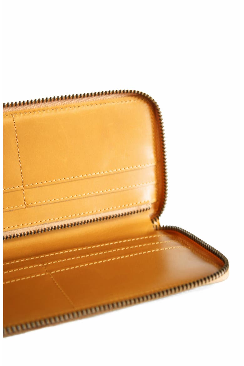 Helina Large Zip Around Wallet, Alternate, color, Cognac