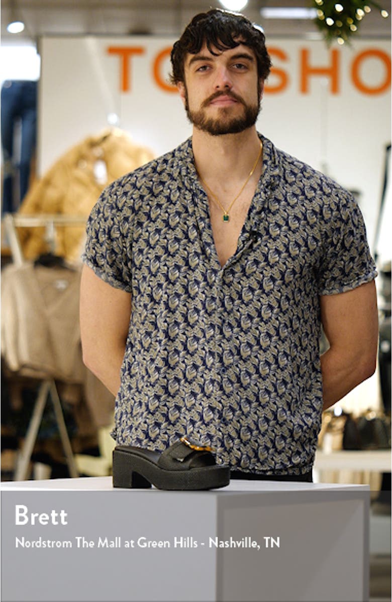 Courtney Platform Slide Sandal, sales video thumbnail