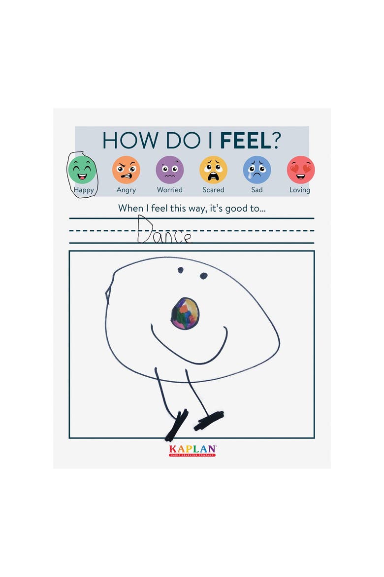 How Do I Feel Journals - Set of 10, Alternate, color, White